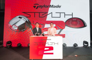 TaylorMade大中華區暨東南亞總經理Ken與大中華區產品副總 Raymund久違來台參與Stealth2發表會。