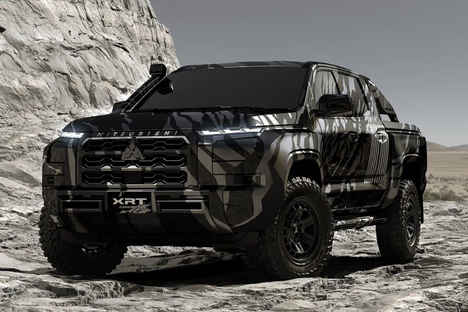 三菱Triton XRT概念車亮相　超強越野能力揭露全新設計