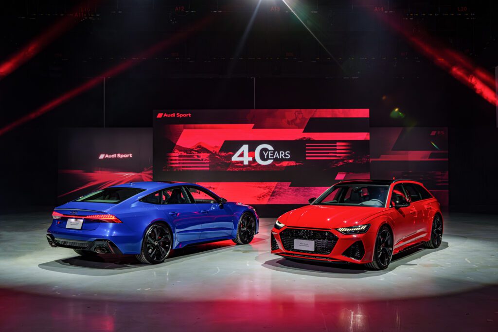 Audi Taiwan今日(5/15)正式發表RS 6與RS 7 Sportback performance高性能車型，報價分別為750萬元與780萬元起。