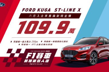 福特祭出6月促銷方案，Kuga 250 ST-Line X有感降價9萬元，舊換新只要119.9萬元。