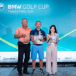 此次集結了BMW全台經銷商所舉辦預賽中脫穎而出的146位選手，經過一整日的激烈競爭，最終由邱宇翔(左一)、蔡清樺(左二)及黃蘋(右一)技冠群倫奪冠，代表台灣參與國際決賽。(圖片提供：汎德)