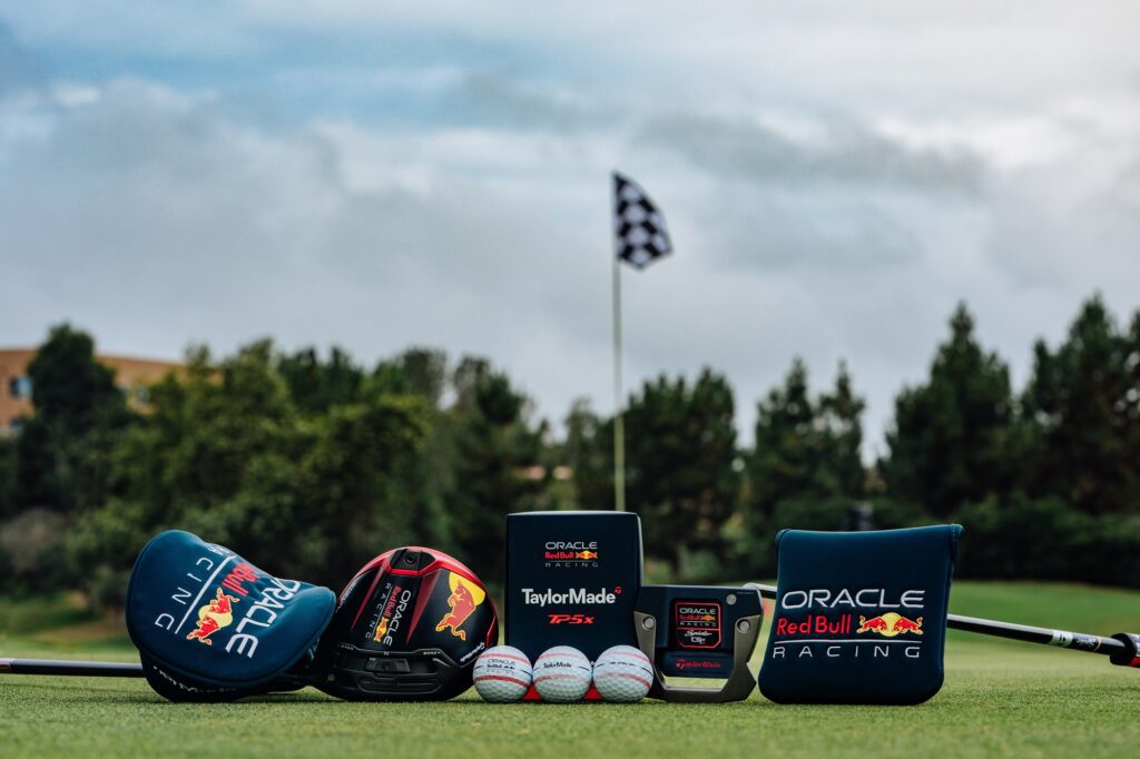 TaylorMade Golf 與F1霸主紅牛車隊 (Oracle Red Bull Racing)聯手打造Speed Craft Collection極速系列，推出一系列TaylorMade聯名限量商品。(圖片提供：TaylorMade)