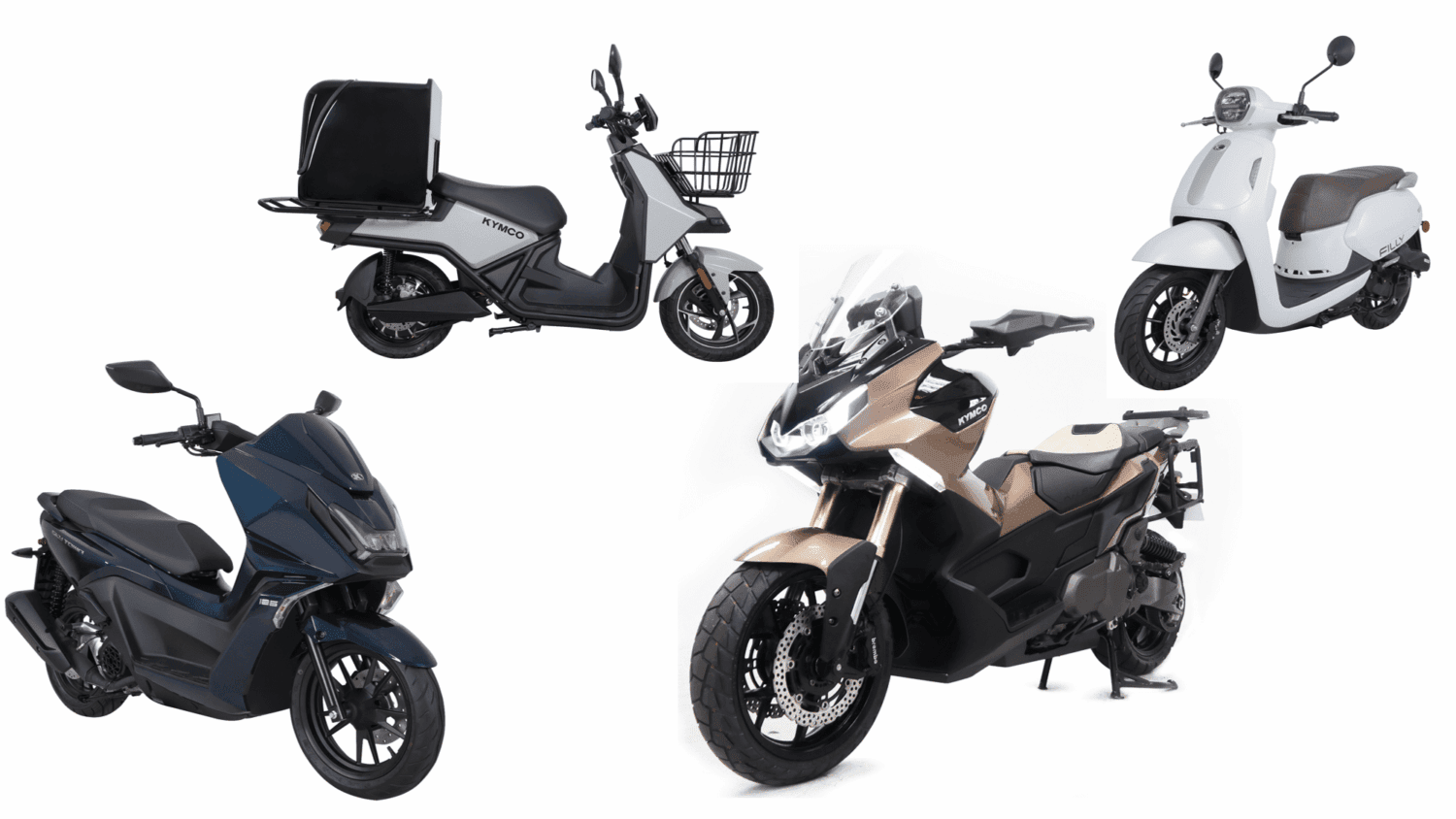 2023米蘭車展KYMCO CV-L6、SKYTOWN、i-Tuber、FILLY 50同場亮相