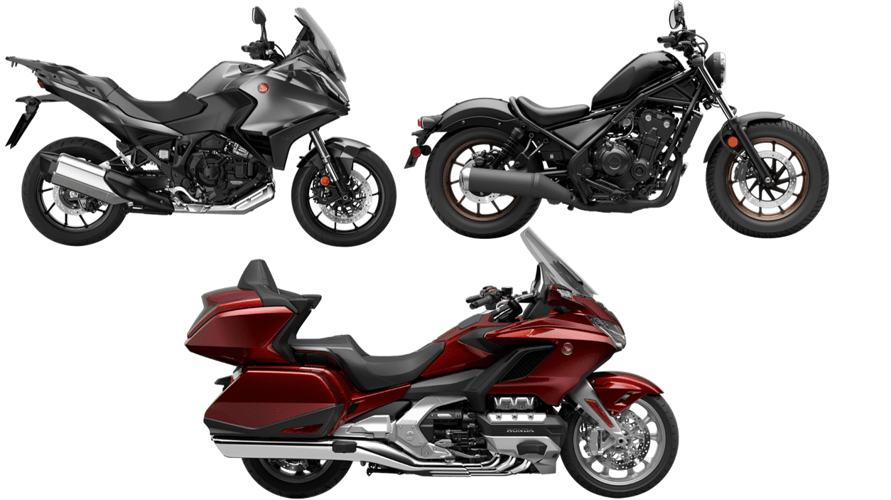 2024年式Rebel500、NT1100、Goldwing三月到港