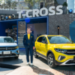 小改款VW T-Cross 推出魅力新色淨霧藍與日耀黃，外觀動感活潑、車室機能多變實用、主／被動安全配備超越同級，在 A0 級距 SUV 廣受歡迎，日前線上預售獲消費者熱烈迴響。(圖片提供：VW)