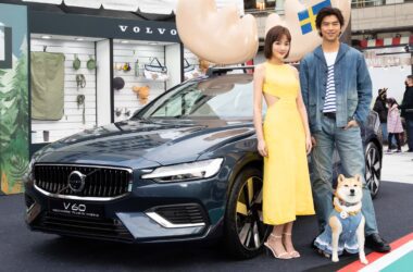 「VOLVO 安全夜行 MILU同行」現場展出 Volvo XC60 Recharge Polestar Engineered T8、V60 Recharge T8 車款。(圖片提供：Volvo)