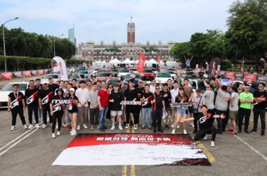 和泰汽車於總統府前凱達格蘭大道首度舉辦「2024 TOYOTA GAZOO Racing 金卡納體驗活動」。(圖片提供：和泰)