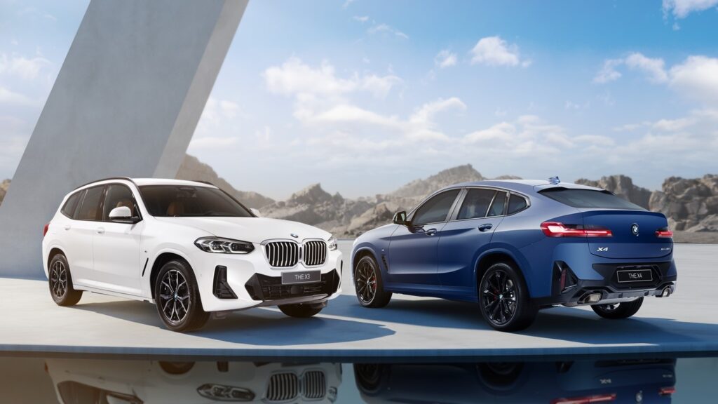 BMW總代理汎德於5/6日正式發表全新2024年式BMW X3與X4 M Sport鉑金版，共導入X3 xDrive20i、X3 xDrive30i、X4 xDrive20i及X4 xDrive30i，建議售價269萬元起，再享100萬40期零利率優惠。(圖片提供：汎德)