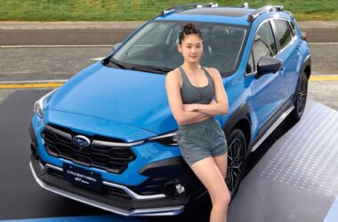 文姿云驚喜現身與CROSSTREK GT EDITION同場較"靚"，展現運動與時尚的絕魅組合。(圖片提供：台灣意美)