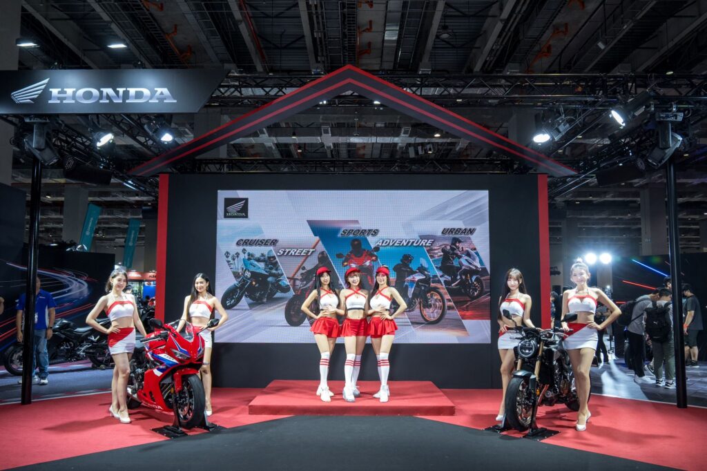 在2024國際重型機車展，Honda Taiwan以各種不同Life Style詮釋Honda Booth主題，包含CRUISER、STREET、SPORTS、ADVENTURE、URBAN，搭配不同主題展示區，涵蓋了所有人氣機種，滿足不同面向顧客的需求與期望。(圖片提供：台灣本田)