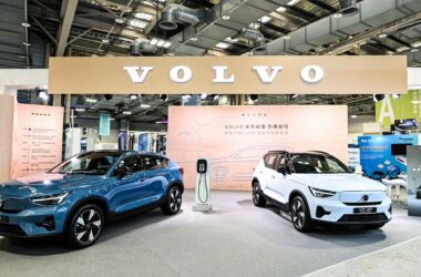 VOLVO 於「2024 AI Taiwan 未來商務展」永續與淨零減碳展區，展現 VOLVO 豐富的科技與永續成果，引全場熱烈響應。(圖片提供：國際富豪)