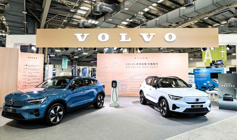 VOLVO 於「2024 AI Taiwan 未來商務展」永續與淨零減碳展區，展現 VOLVO 豐富的科技與永續成果，引全場熱烈響應。(圖片提供：國際富豪)