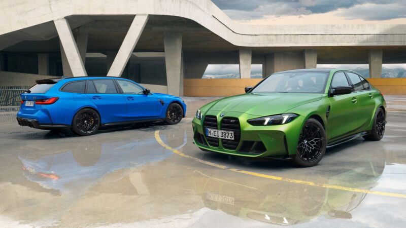 全新BMW M3 Competition M xDrive與BMW M3 Competition Touring M xDrive，即日起開放預售。(圖片提供：汎德)