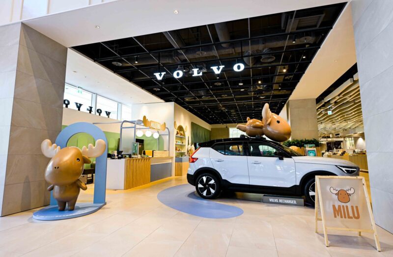 VOLVO 以北歐幸運星 MILU 打造 MILU FIKA 期間限定咖啡館。(圖片提供：國際富豪)