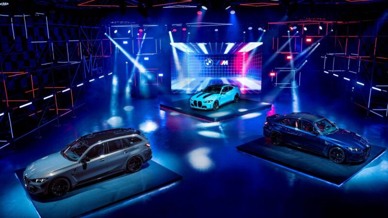 全新 BMW M3 COMPETITION SEDAN、全新BMW M3 COMPETITION TOURING以及限量10台全新BMW M4 CS，連袂震撼登場。(圖片提供：汎德)