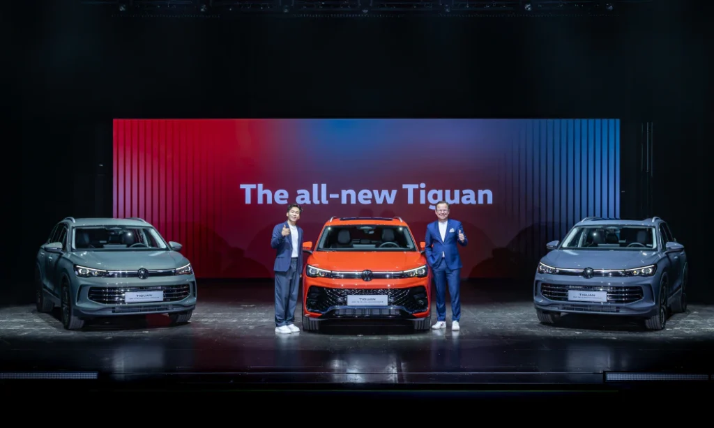 The all-new Tiguan由奧運羽球男子雙打金牌選手、Volkswagen品牌大使李洋領銜演繹，以其堅韌不懈、追求卓越的運動精神，超凡詮釋Tiguan德藝兼備、進化不止的產品核心。期待台灣消費者親自體會Volkswagen德系智慧駕控休旅的嶄新魅力。
