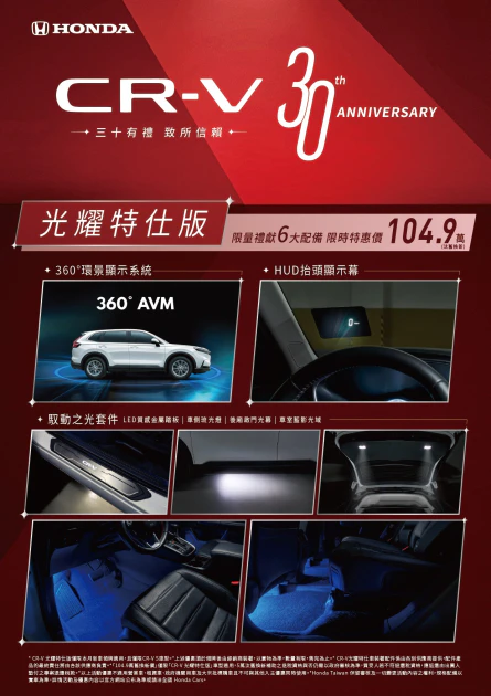 Honda CR-V誕生30週年