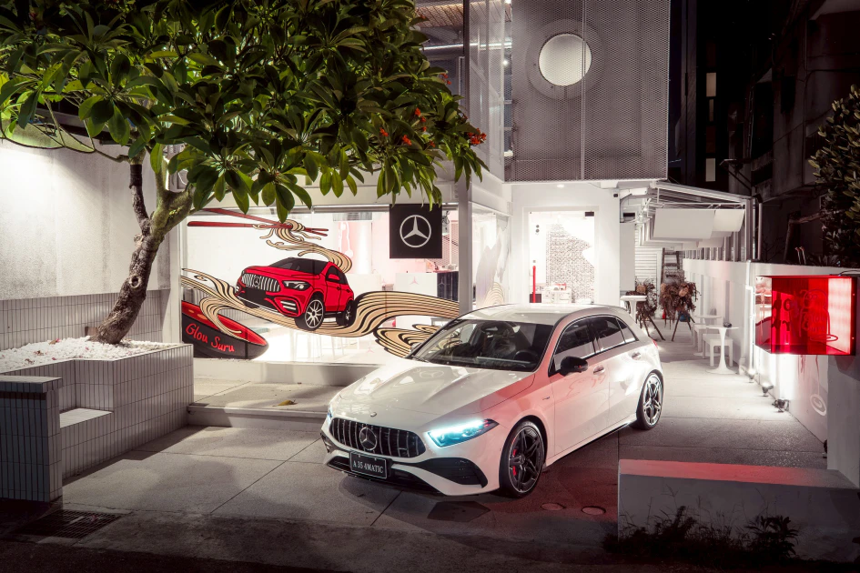 Mercedes-Benz 為全新進化豪華小型車打造時髦「味覺體驗」　
