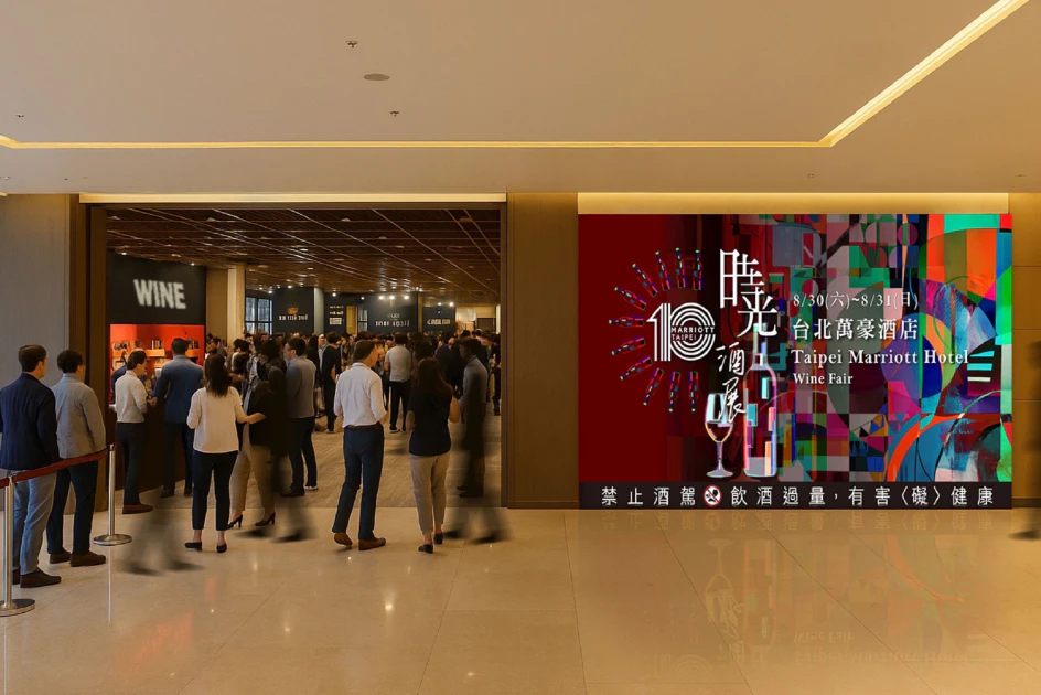 台北萬豪十周年「時光酒展‧珍藏十刻」，8月30日、8月31日盛大登場