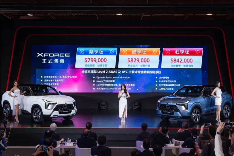 全新Mitsubishi XFORCE都會跨界休旅　79.9萬起正式上市
