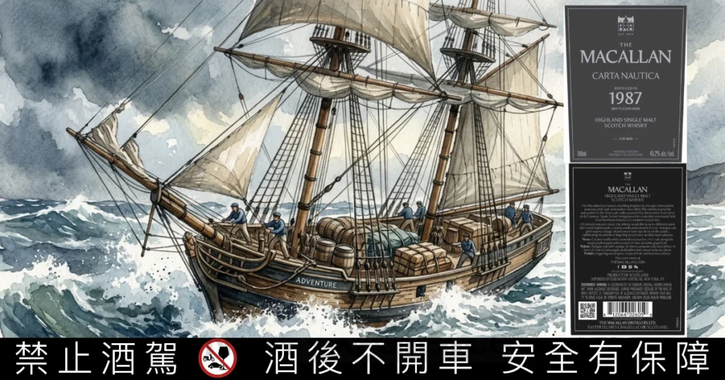 致敬跨越大西洋的橡木桶長征，麥卡倫 1987 Carta Nautica 問世
