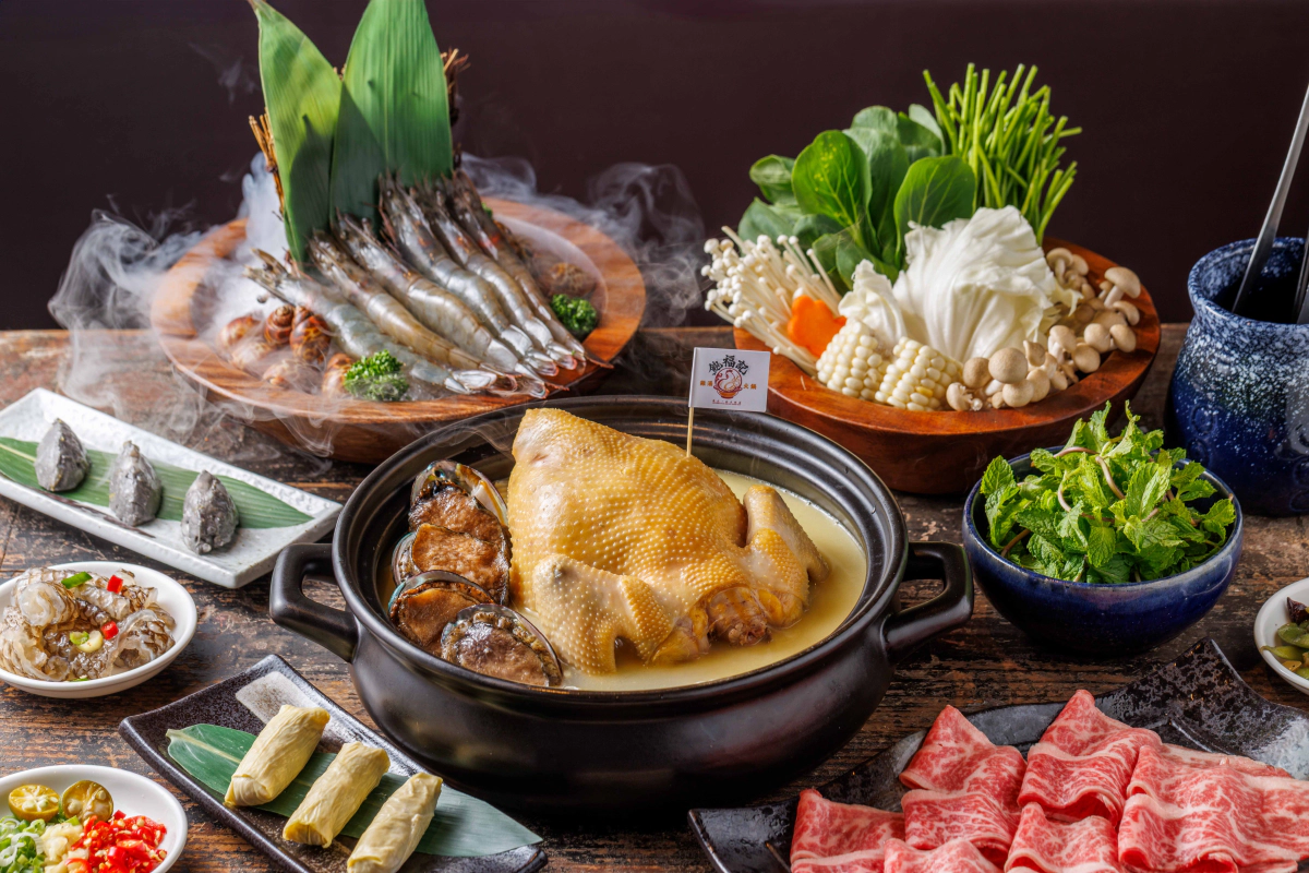 全台首創粵式「鮑福記鮑魚雞湯火鍋」，7/15進駐華山周邊！7月底前花膠買一送一